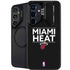 NBA Miami Heat Standard - Black Galaxy S24 Plus Kickstand Case